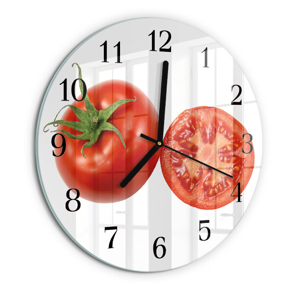 Reloj de pared redondo Tomates