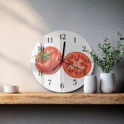 Reloj de pared redondo Tomates