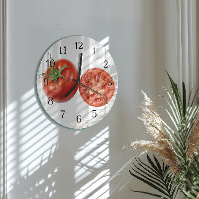 Reloj de pared redondo Tomates