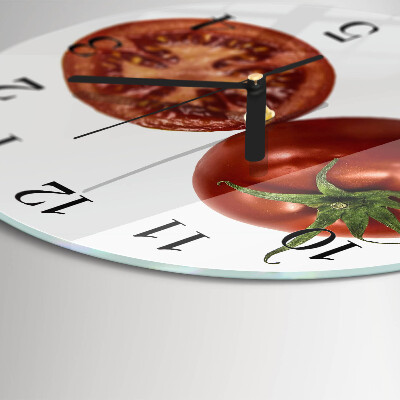Reloj de pared redondo Tomates