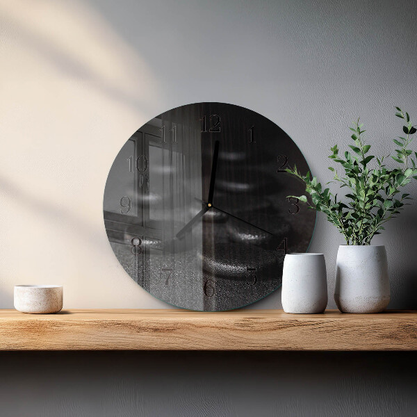 Reloj de pared redondo Piedras zen