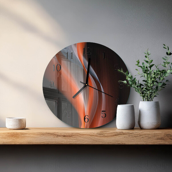 Reloj de pared redondo Ondas de luz