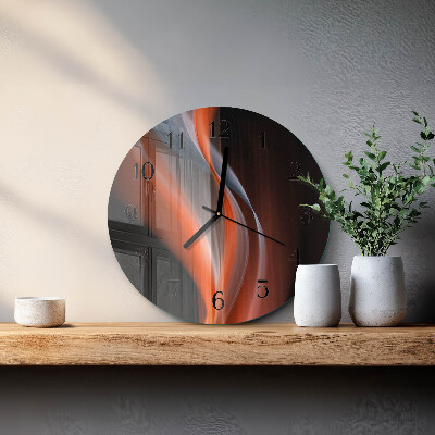 Reloj de pared redondo Ondas de luz