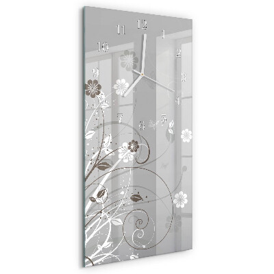 Reloj vertical Flores