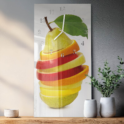 Reloj vertical Fruta