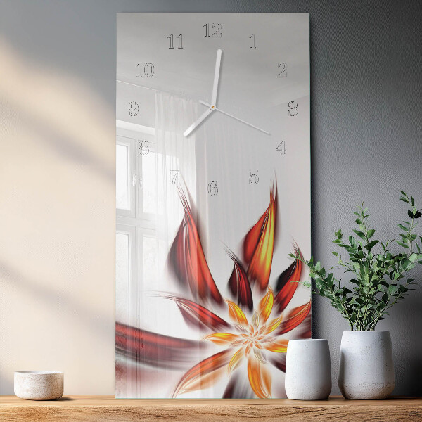 Reloj vertical Flor