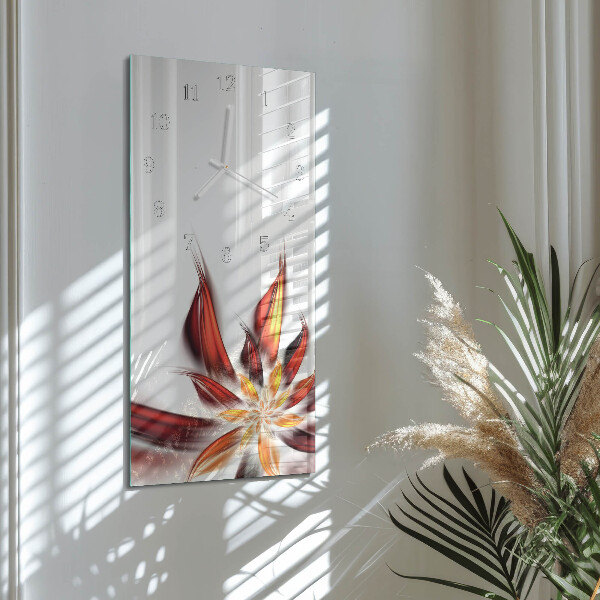 Reloj vertical Flor