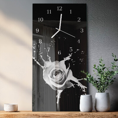 Reloj vertical Rosa