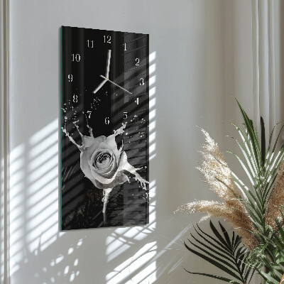 Reloj vertical Rosa