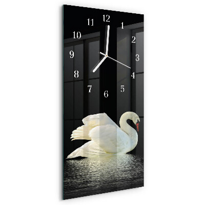 Reloj vertical Cisne