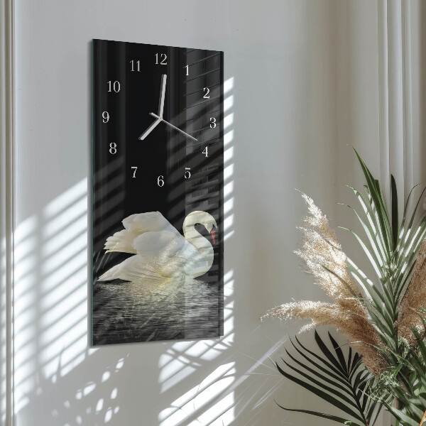 Reloj vertical Cisne