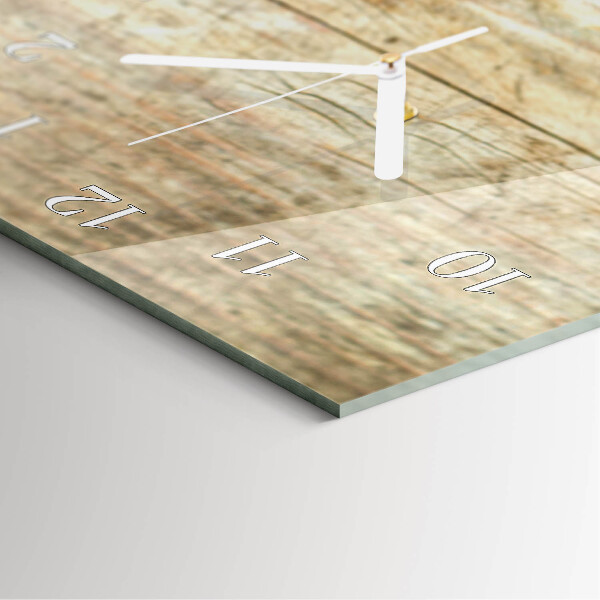 Reloj vertical Granos de café Madera