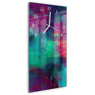 Reloj vertical Pintura colorida