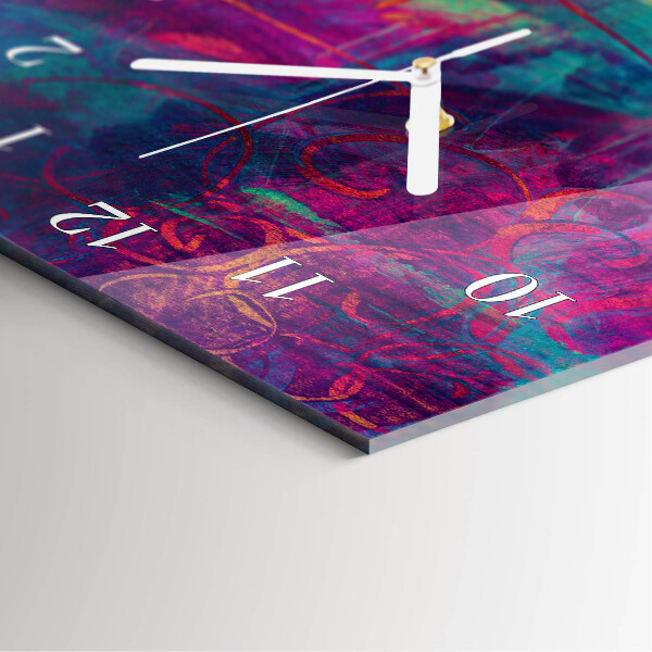 Reloj vertical Pintura colorida