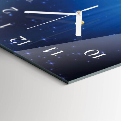 Reloj vertical El universo de la Tierra
