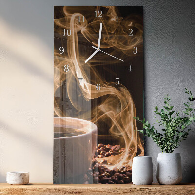 Reloj vertical Taza de café