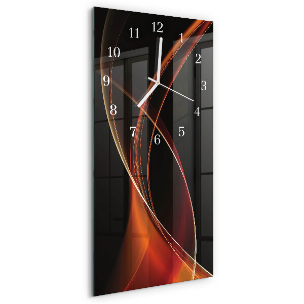 Reloj vertical Líneas abstractas