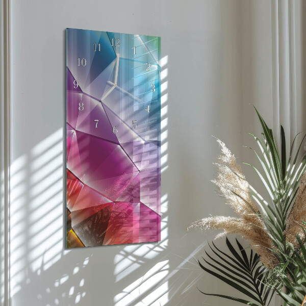 Reloj vertical Patrón 3D
