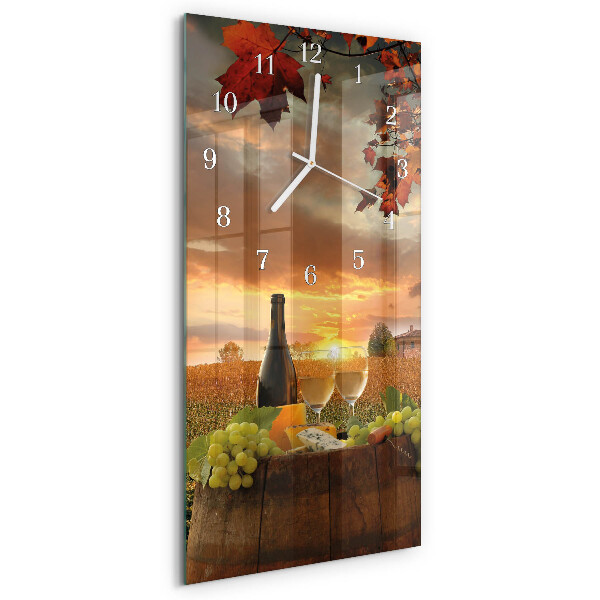Reloj vertical Vino Naturaleza