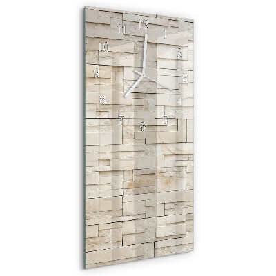 Reloj vertical Muro de piedra