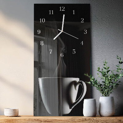Reloj vertical Taza