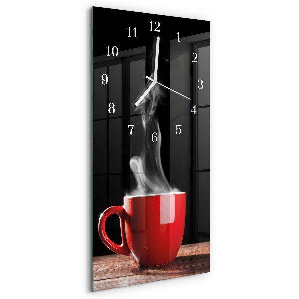 Reloj vertical Taza de café