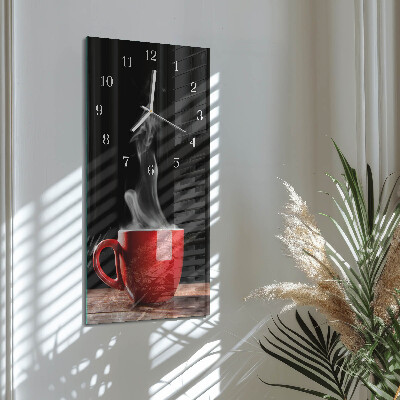 Reloj vertical Taza de café