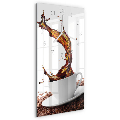 Reloj vertical Taza de café