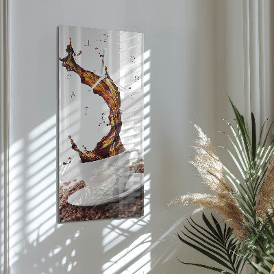 Reloj vertical Taza de café