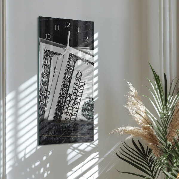 Reloj vertical billetes