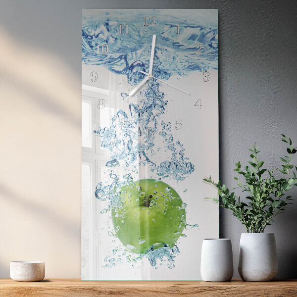 Reloj vertical Agua de manzana