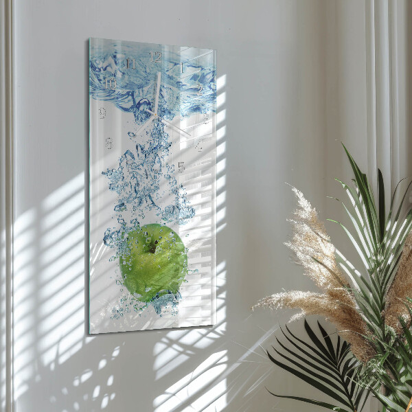 Reloj vertical Agua de manzana
