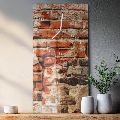 Reloj vertical Muro de ladrillo