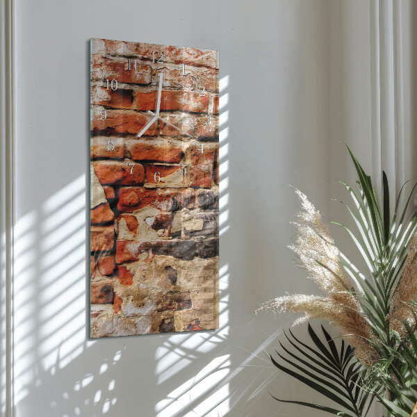 Reloj vertical Muro de ladrillo