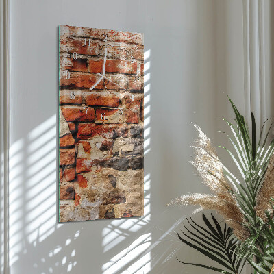 Reloj vertical Muro de ladrillo