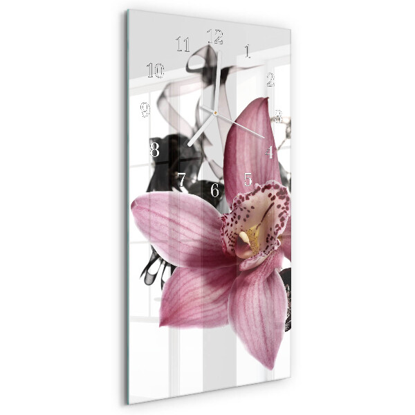 Reloj vertical Orquídea