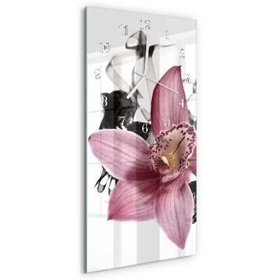 Reloj vertical Orquídea