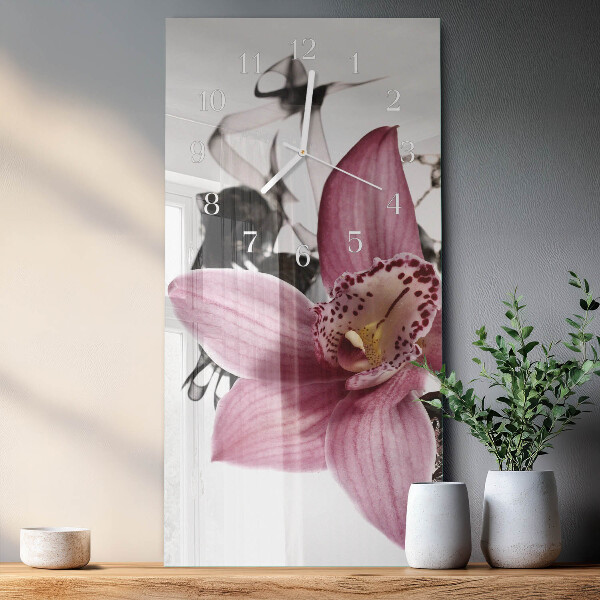 Reloj vertical Orquídea