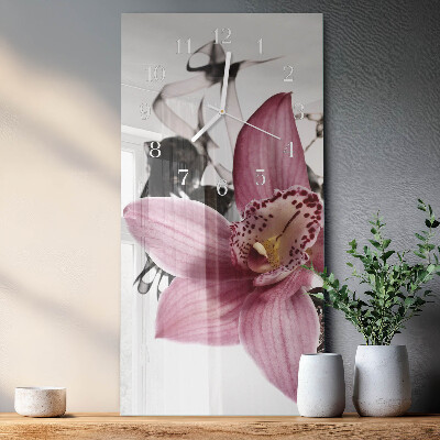 Reloj vertical Orquídea