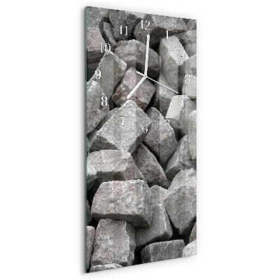 Reloj vertical Piedras
