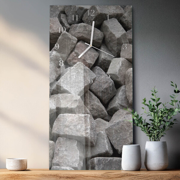 Reloj vertical Piedras