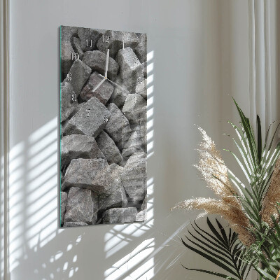 Reloj vertical Piedras
