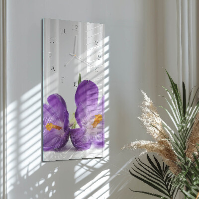 Reloj vertical Flor