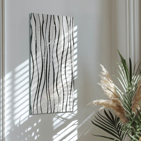 Reloj vertical rayas