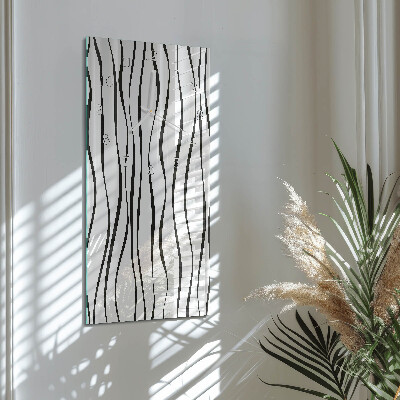 Reloj vertical rayas
