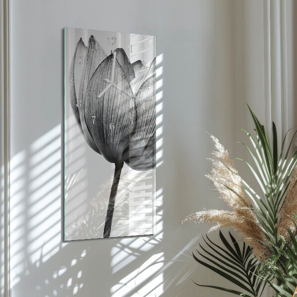 Reloj vertical Tulipán