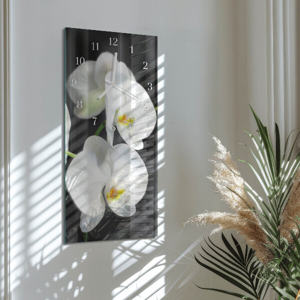 Reloj vertical Orquídea