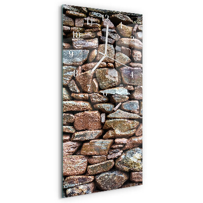 Reloj vertical Muro de piedra