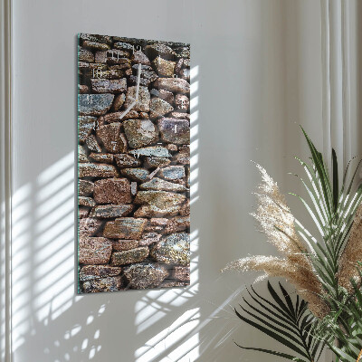 Reloj vertical Muro de piedra