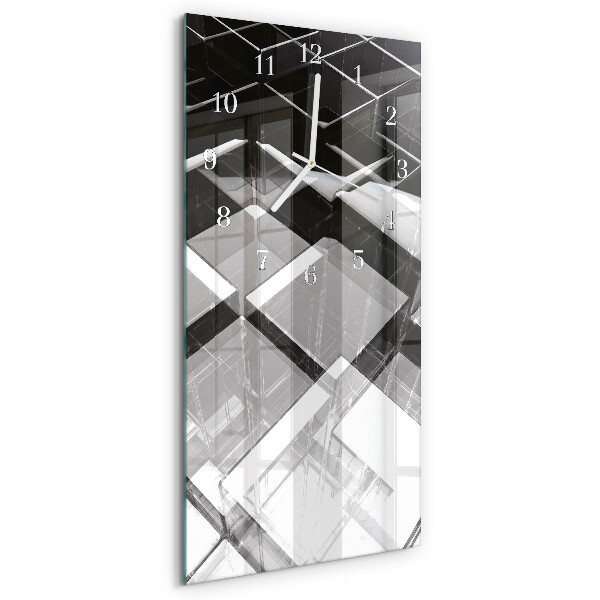 Reloj vertical Cubo de cristal